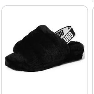 fluffy ugg slipper sandals
